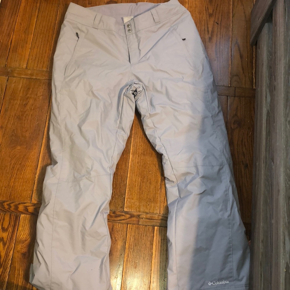 Super cute light gray ski pants